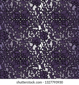 Seamless luxury pattern with flowers. Floral pattern for invitations, cards, print, gift wrap, manufacturing, textile, fabric, wallpapers 