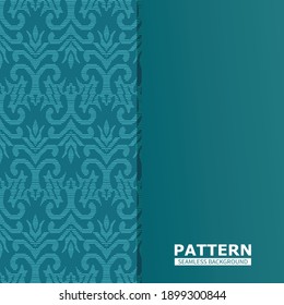 Seamless luxury pattern ornament vector illustration