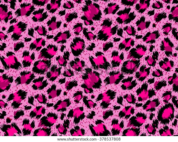 Seamless Luxury Pink Leopard Pattern Vector Stock Vector (Royalty Free ...