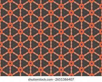 Seamless Luxury Textile Graphic Shape Design Fashion Art Perspective Endless Template Wallpaper Symmetric Tile Cloth Visual Background Fabric Geometric Texture Decoration Interior Digital Pattern.
