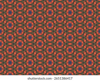 Seamless Luxury Textile Graphic Shape Design Fashion Art Perspective Endless Template Wallpaper Symmetric Tile Cloth Visual Background Fabric Geometric Texture Decoration Interior Digital Pattern.