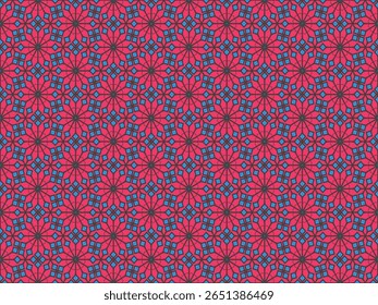 Seamless Luxury Textile Graphic Shape Design Fashion Art Perspective Endless Template Wallpaper Symmetric Tile Cloth Visual Background Fabric Geometric Texture Decoration Interior Digital Pattern.
