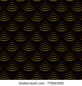 Seamless luxury texture of fish scales. Vector pattern for wrapping paper, wallpaper and your creativity