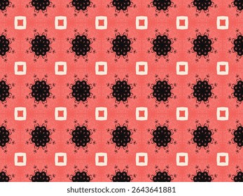 Seamless Luxury Visual Background Design Tile Geometric Shape Endless Perspective Wallpaper Textile Digital Template Interior Fashion Texture Art Symmetric Decoration Fabric Graphic Cloth Pattern.