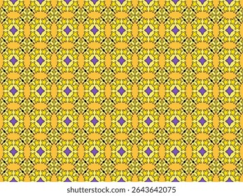 Seamless Luxury Visual Background Design Tile Geometric Shape Endless Perspective Wallpaper Textile Digital Template Interior Fashion Texture Art Symmetric Decoration Fabric Graphic Cloth Pattern.