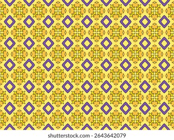Seamless Luxury Visual Background Design Tile Geometric Shape Endless Perspective Wallpaper Textile Digital Template Interior Fashion Texture Art Symmetric Decoration Fabric Graphic Cloth Pattern.