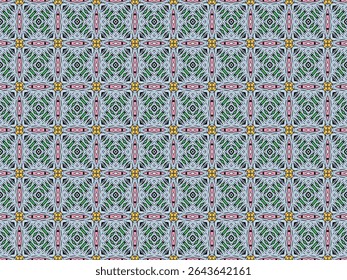 Seamless Luxury Visual Background Design Tile Geometric Shape Endless Perspective Wallpaper Textile Digital Template Interior Fashion Texture Art Symmetric Decoration Fabric Graphic Cloth Pattern.