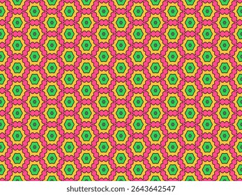 Seamless Luxury Visual Background Design Tile Geometric Shape Endless Perspective Wallpaper Textile Digital Template Interior Fashion Texture Art Symmetric Decoration Fabric Graphic Cloth Pattern.