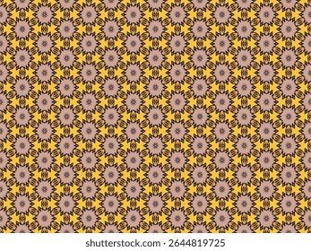 Seamless Luxury Visual Background Design Tile Geometric Shape Endless Perspective Wallpaper Textile Digital Template Interior Fashion Texture Art Symmetric Decoration Fabric Graphic Cloth Pattern.