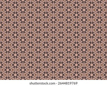 Seamless Luxury Visual Background Design Tile Geometric Shape Endless Perspective Wallpaper Textile Digital Template Interior Fashion Texture Art Symmetric Decoration Fabric Graphic Cloth Pattern.