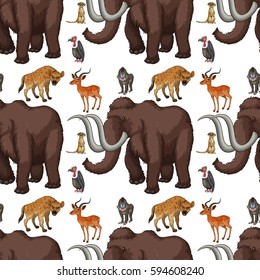 Mamut e hienas sin mar