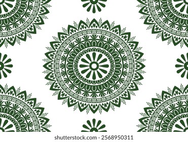 seamless mandala floral  pattern design for fabric carpet wallpaper background blanket table cloth mattresses pillow  ornament tile  