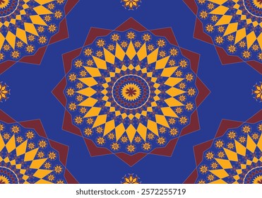 seamless mandala floral  pattern design for ornament fabric embroidery carpet wallpaper background blanket table cloth mattresses pillow tile 