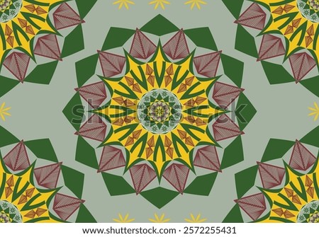 seamless mandala floral  pattern design for ornament fabric embroidery carpet wallpaper background blanket table cloth mattresses pillow tile 