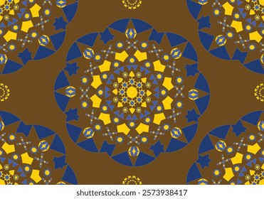 seamless mandala geometric floral  pattern design for ornament fabric embroidery ceramic carpet wallpaper background textile art print 