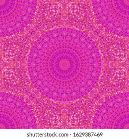 Seamless mandala pattern background design - abstract oriental floral vector art