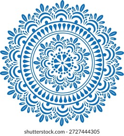 Fondo de patrón de mandala sin fisuras con detalles geométricos ornamentales. Ideal para textiles, impresión de telas, Fondo de pantalla, papel de embalaje, embalaje, yoga, meditación y fondos decorativos.