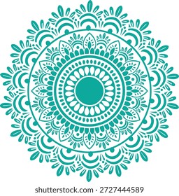Fondo de patrón de mandala sin fisuras con detalles geométricos ornamentales. Ideal para textiles, impresión de telas, Fondo de pantalla, papel de embalaje, embalaje, yoga, meditación y fondos decorativos.