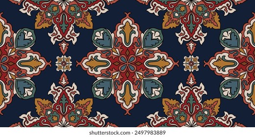 Seamless mandala pattern for fabric, wallpaper, wrapping.