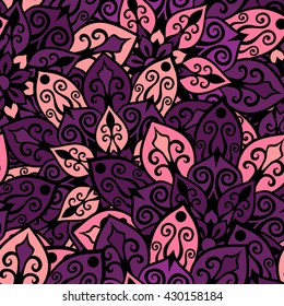 Seamless mandala pattern for printing on fabric or paper. Hand drawn background. Islam, Arabic, Indian, ottoman motifs.