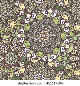 Seamless mandala pattern for printing on fabric or paper. Islam, Arabic, Indian, ottoman motifs. Ã�Â¡over design for your phone. Hand drawn background.