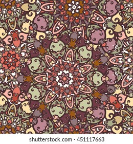 Seamless mandala pattern for printing on fabric or paper. Islam, Arabic, Indian, ottoman motifs. Ã�Â¡over design for your phone. Hand drawn background.