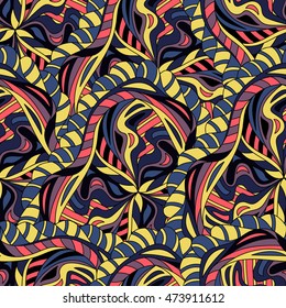 Seamless mandala pattern for printing on paper or fabric. Islam and Arabic motifs. Vector