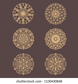 Seamless mandala pattern. Vintage decorative design elements. Vector illustration. Islam, Indian, spain, turkish, chinese, portuguese  motifs. Perfect for printing on fabric, paper, ceramic tile.
