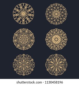 Seamless mandala pattern. Vintage decorative design elements. Vector illustration. Islam, Indian, spain, turkish, chinese, portuguese  motifs. Perfect for printing on fabric, paper, ceramic tile