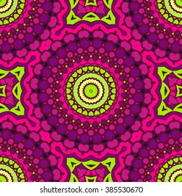 Seamless mandala pattern. Vintage decorative elements. Hand drawn background. Islam, Arabic, Indian, ottoman motifs. Can be used for printing on paper and fabric