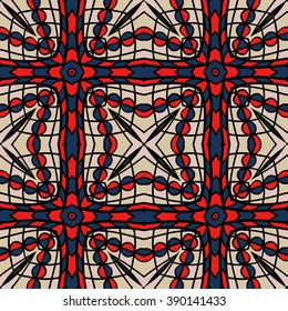 Seamless mandala pattern. Vintage decorative elements. Hand drawn background. Islam, Arabic, Indian, ottoman motifs. Can be used for printing on paper and fabric