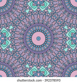 Seamless mandala pattern. Vintage decorative elements. Hand drawn background. Islam, Arabic, Indian, ottoman motifs. Can be used for printing on paper and fabric