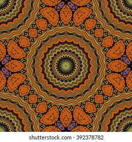 Seamless mandala pattern. Vintage decorative elements. Hand drawn background. Islam, Arabic, Indian, ottoman motifs. Can be used for printing on paper and fabric