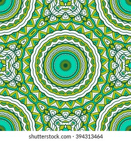 Seamless mandala pattern. Vintage decorative elements. Hand drawn background. Islam, Arabic, Indian, ottoman motifs. Can be used for printing on paper and fabric