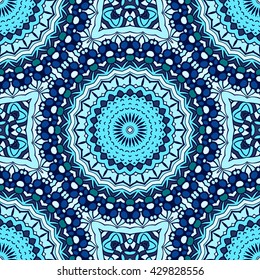 Seamless mandala pattern. Vintage decorative elements. Hand drawn background. Islam, Arabic, Indian, ottoman motifs. Can be used for printing on paper and fabric