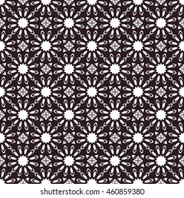 Seamless mandala pattern. Vintage elements in oriental style. Texture for wallpapers, backgrounds and page fill or printing on fabric or paper. Islam, arabic, indian, turkish,ottoman motifs. Vector.