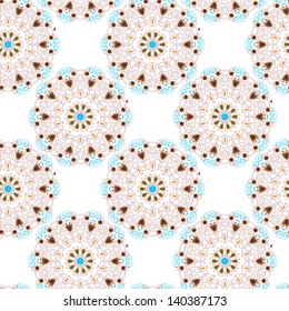 Seamless mandala soft pattern
