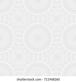 Seamless mandalas pattern. decorative elements with Hand drawn floral background. vector illustration