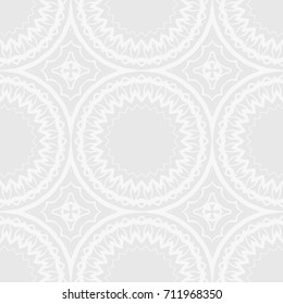 Seamless mandalas pattern. decorative elements with Hand drawn floral background. vector illustration