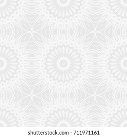 Seamless mandalas pattern. decorative elements with Hand drawn floral background. vector illustration