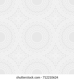 Seamless mandalas pattern. decorative elements with Hand drawn floral background. vector illustration