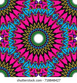 Seamless mandalas pattern. Vintage decorative elements. vector illustration