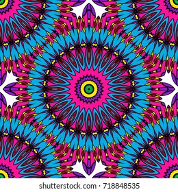 Seamless mandalas pattern. Vintage decorative elements. vector illustration