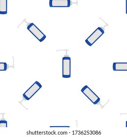 Seamless of many identical sanitizer in soap dispenser for disinfection. Disinfection consisting of accessory sanitizer in soap dispenser. Sanitizer in soap dispenser is main prevention disinfection.