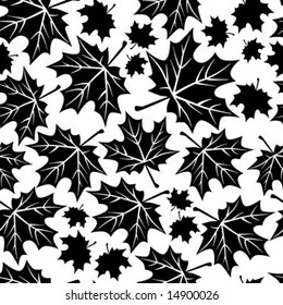 Seamless maple leaf wallpaper