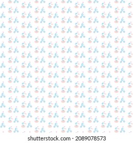 Seamless marathon pattern design and background art