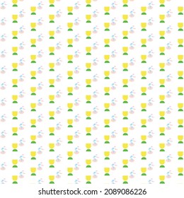 Seamless marathon pattern design and background art