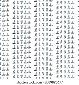 Seamless marathon pattern design and background art
