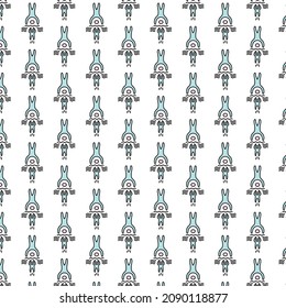 Seamless marathon pattern design and background art