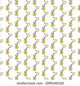 Seamless marathon pattern design and background art